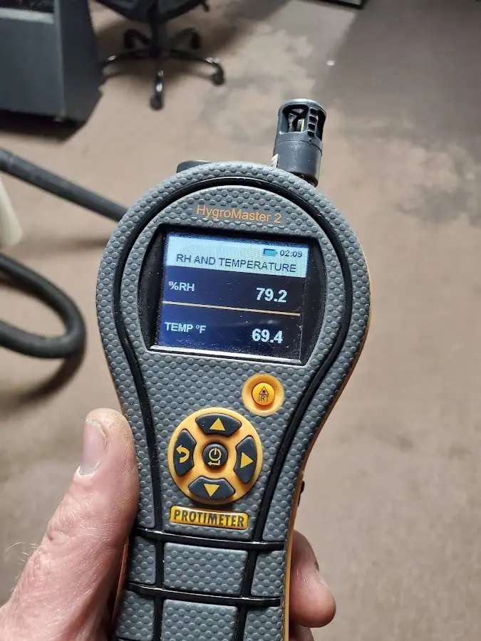 Moisture meter humidity assessment for Mold Remediation & Removal in La Feria